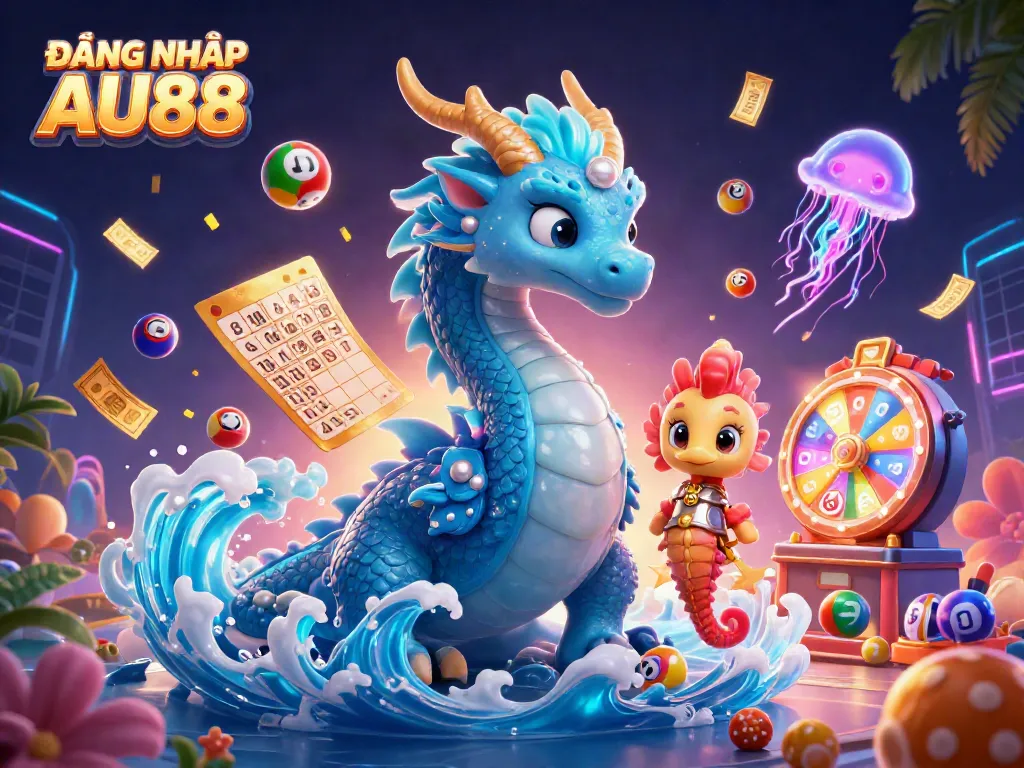 Experience exhilarating ĐĂNG NHẬP AU88 gameplay with 3D stylized fantasy characters and dynamic casino elements.