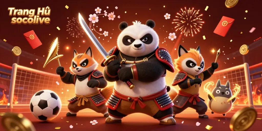 Experience thrilling gameplay at Trang Chủ socolive with dynamic characters and festive elements.