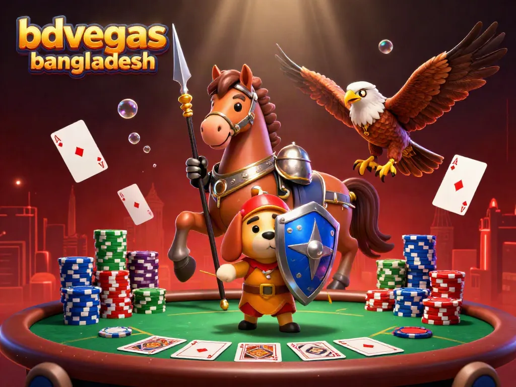 Experience thrilling gameplay at bdvegas bangladesh featuring knights and casino elements in an exhilarating scene.