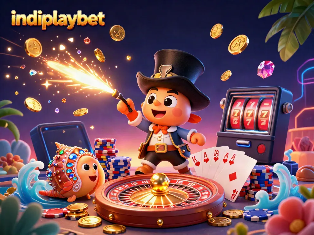 Indoplaybet menghadirkan ilustrasi mendetail melalui karakter kasino dan elemen permainan yang menarik.