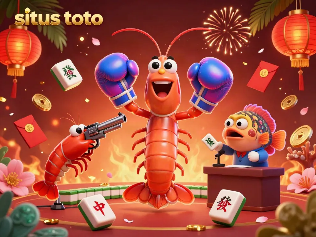 Engage in thrilling situs toto online gambling with vibrant gaming elements and animated characters.