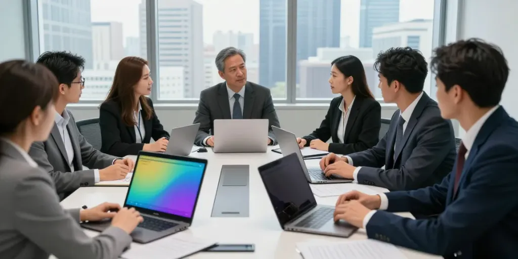 Lead Roedl's professional team collaborating in a modern law office.